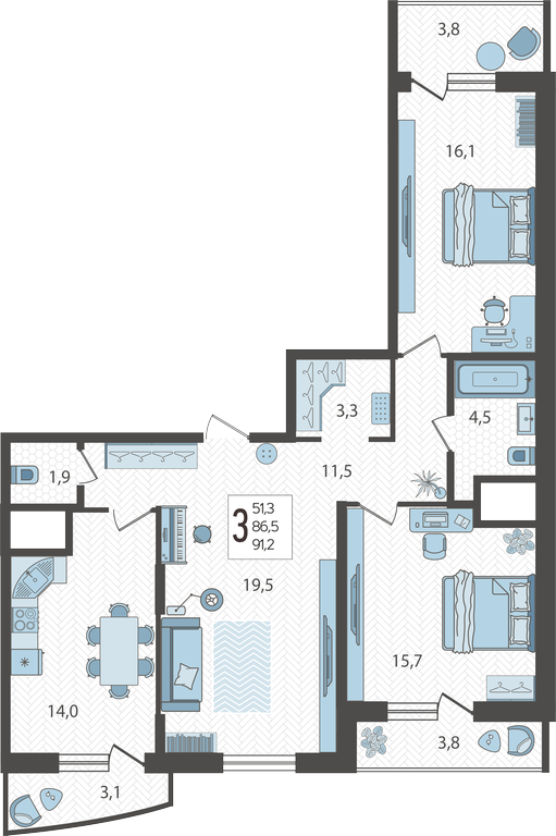 Планировка квартиры