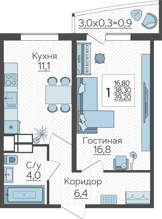 Планировка квартиры