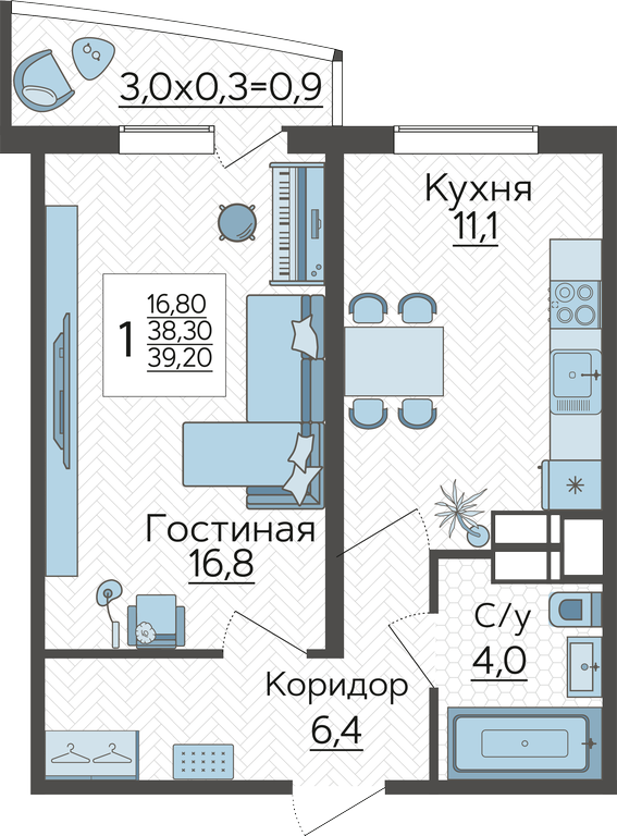 Планировка квартиры