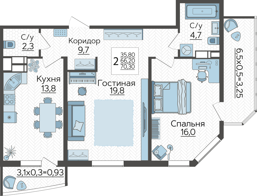 Планировка квартиры