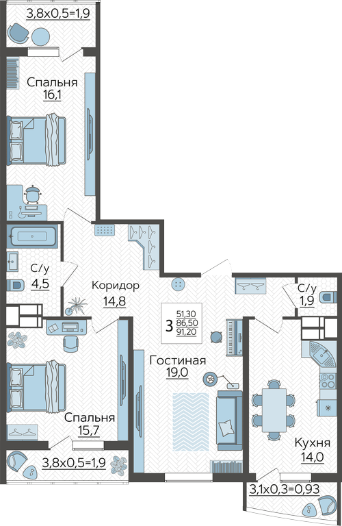 Планировка квартиры