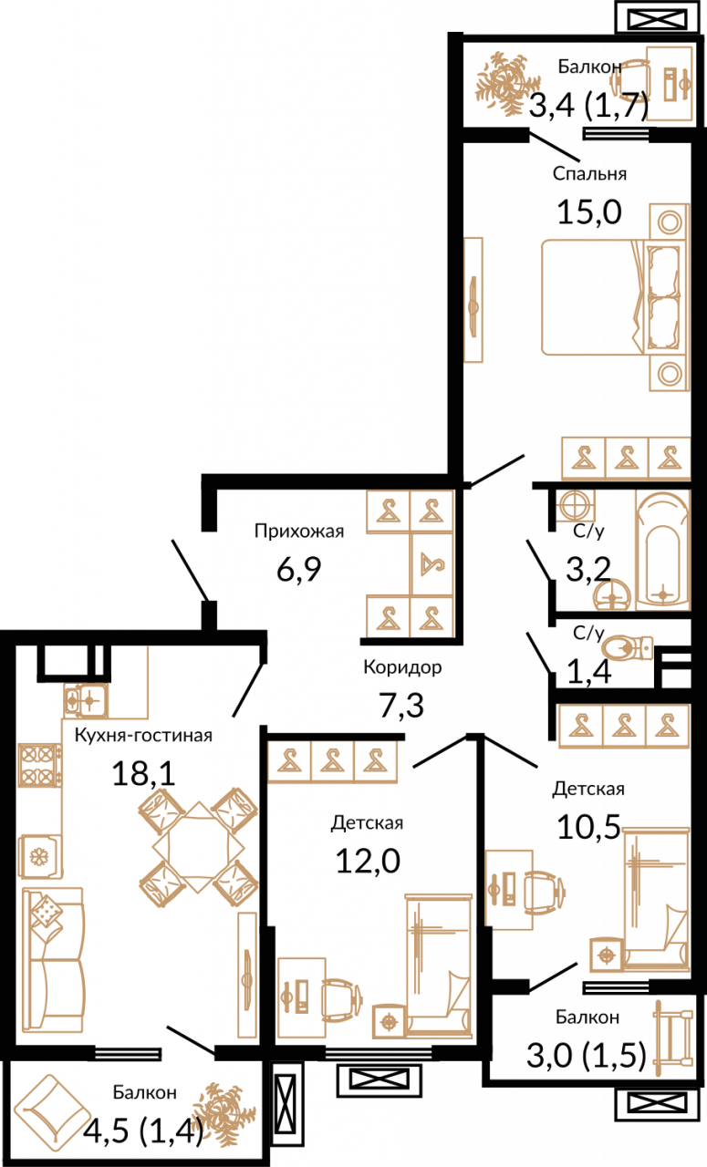 Планировка квартиры