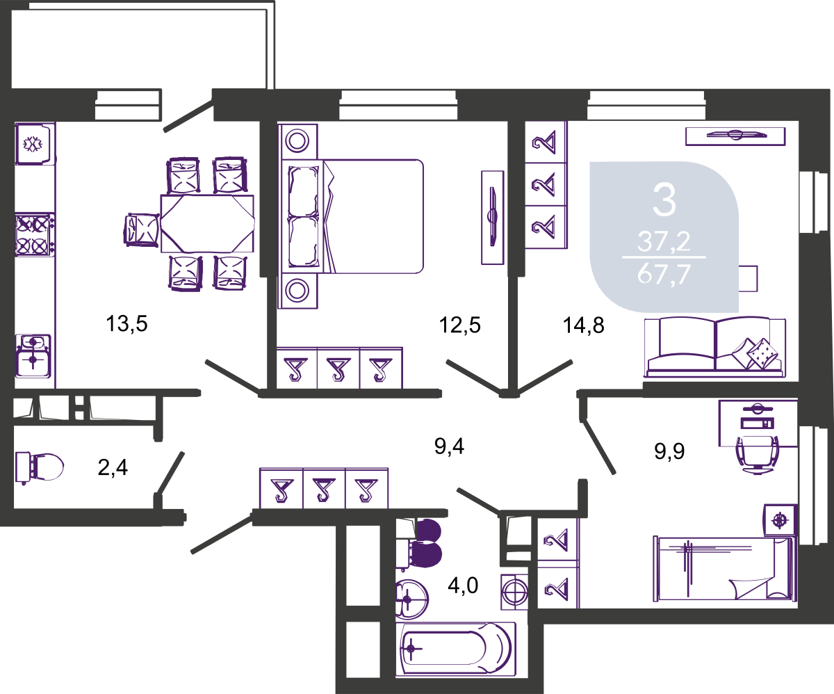 Планировка квартиры