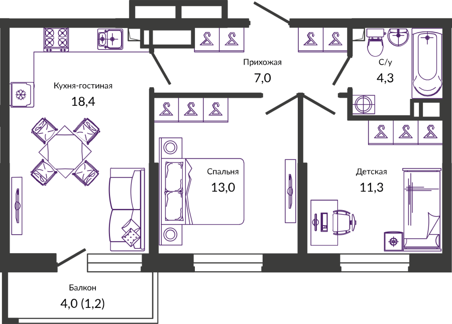 Планировка квартиры