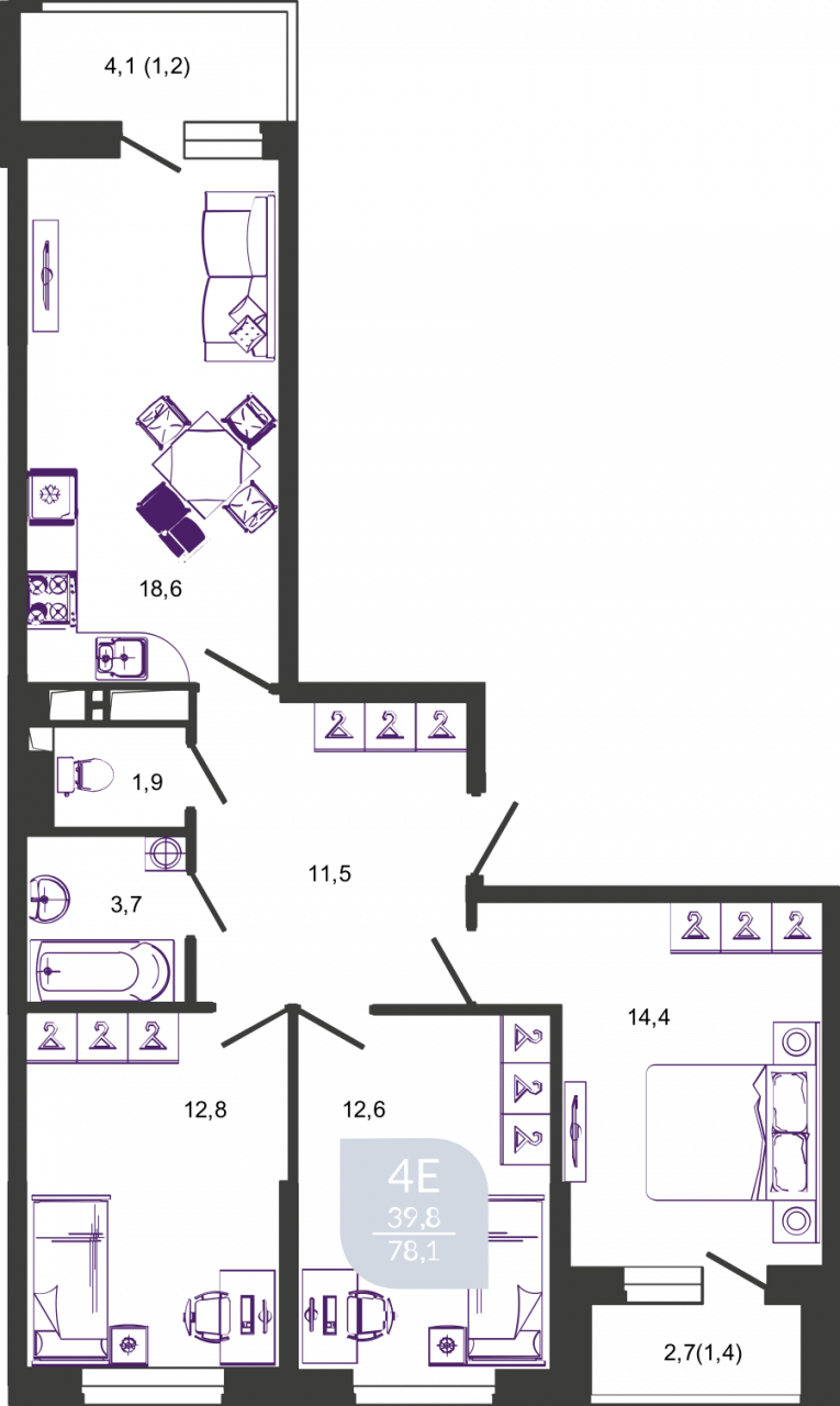 Планировка квартиры