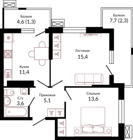 Планировка квартиры
