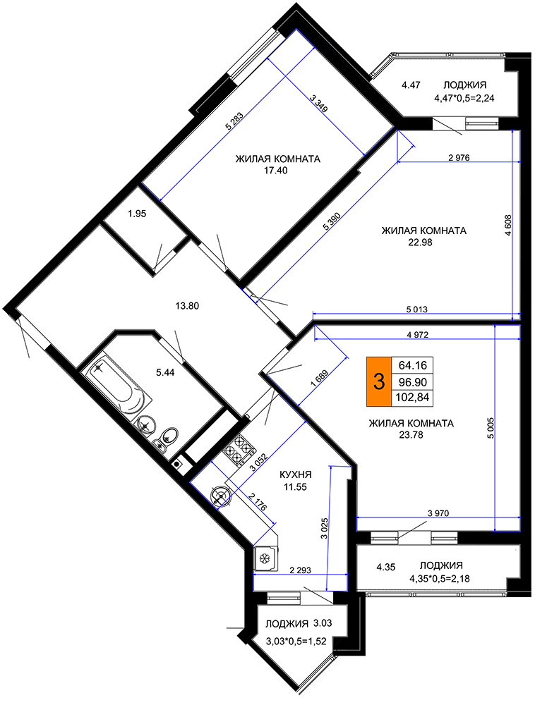 Планировка квартиры