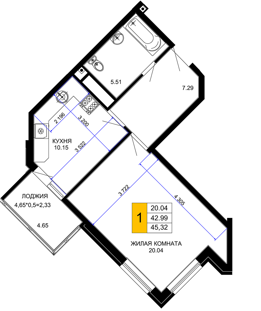 Планировка квартиры