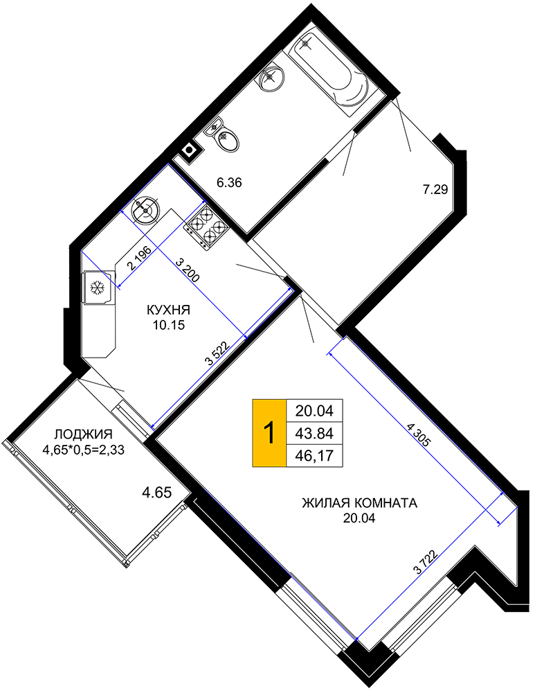 Планировка квартиры