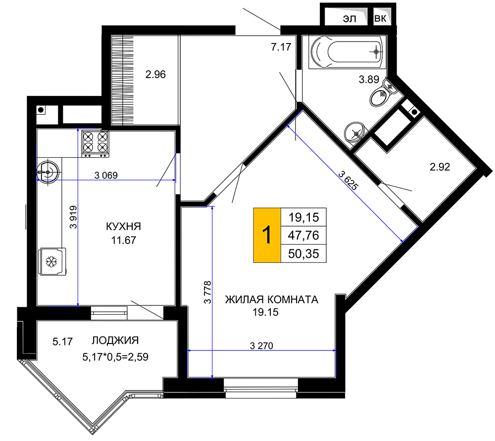 Планировка квартиры