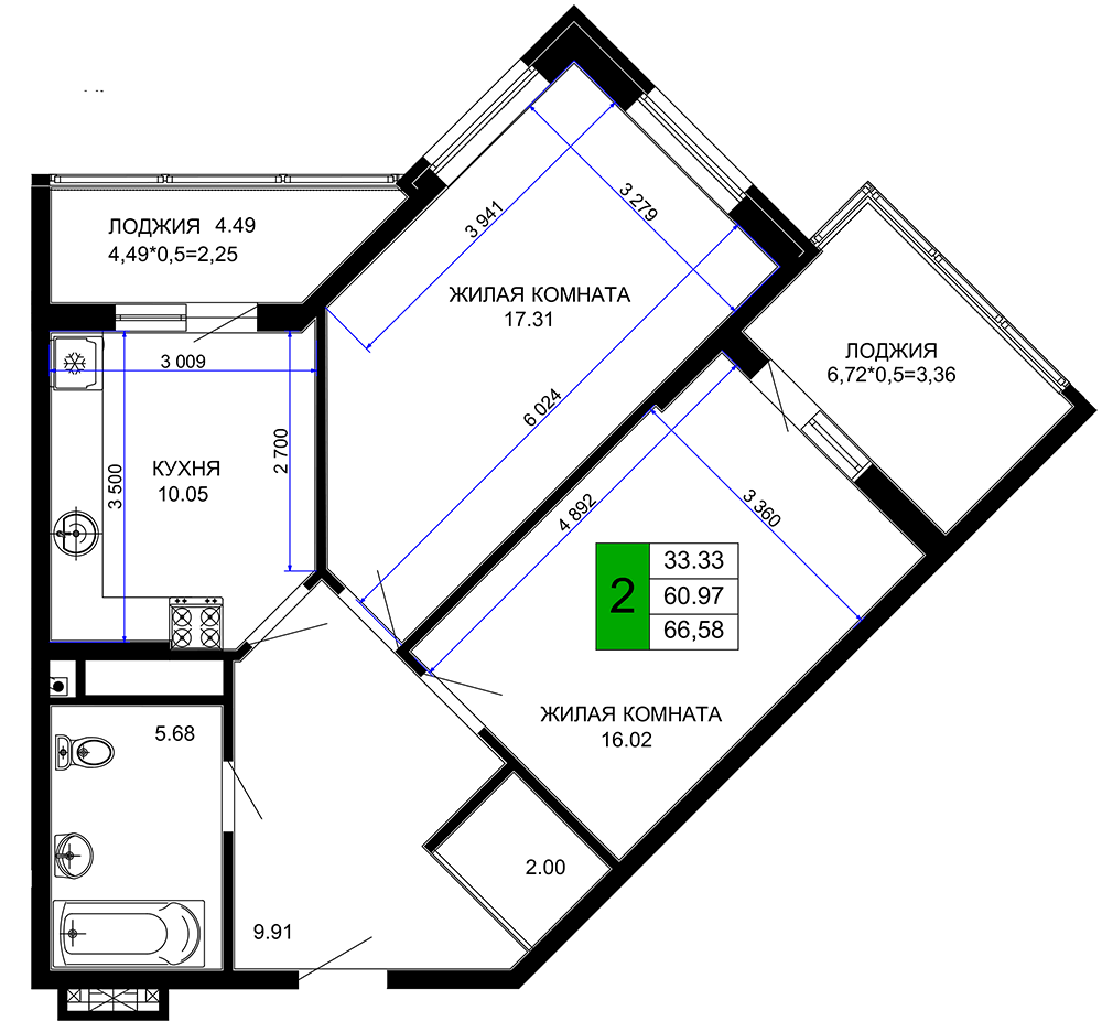 Планировка квартиры