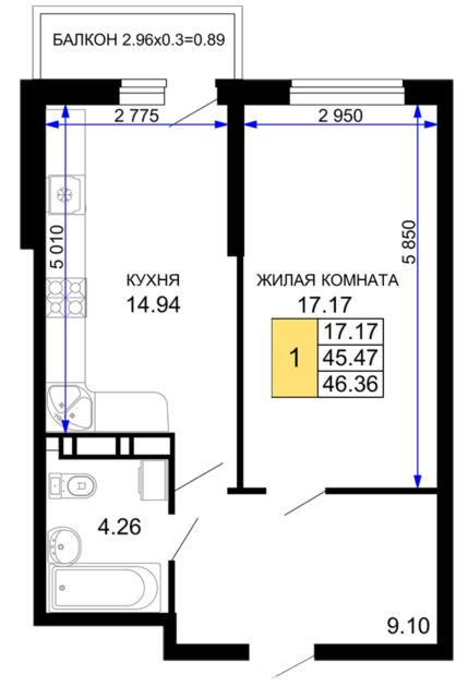 Планировка квартиры