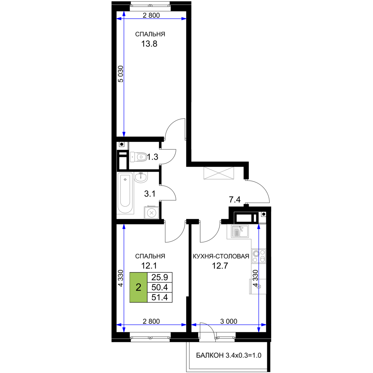 Планировка квартиры