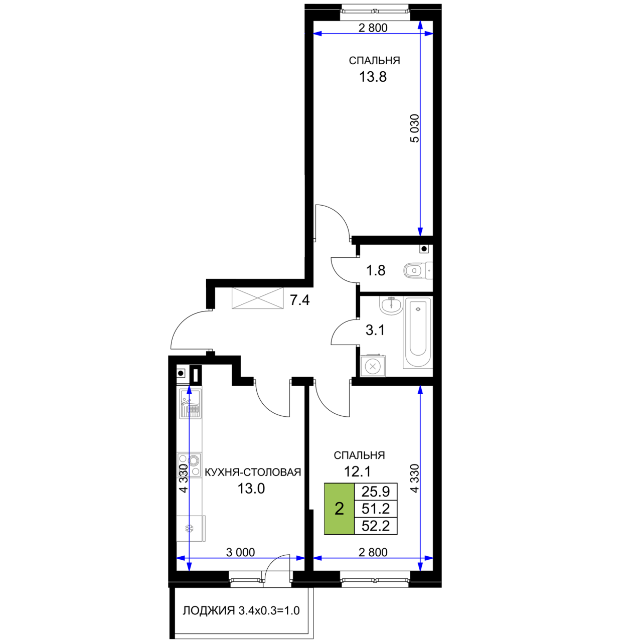 Планировка квартиры