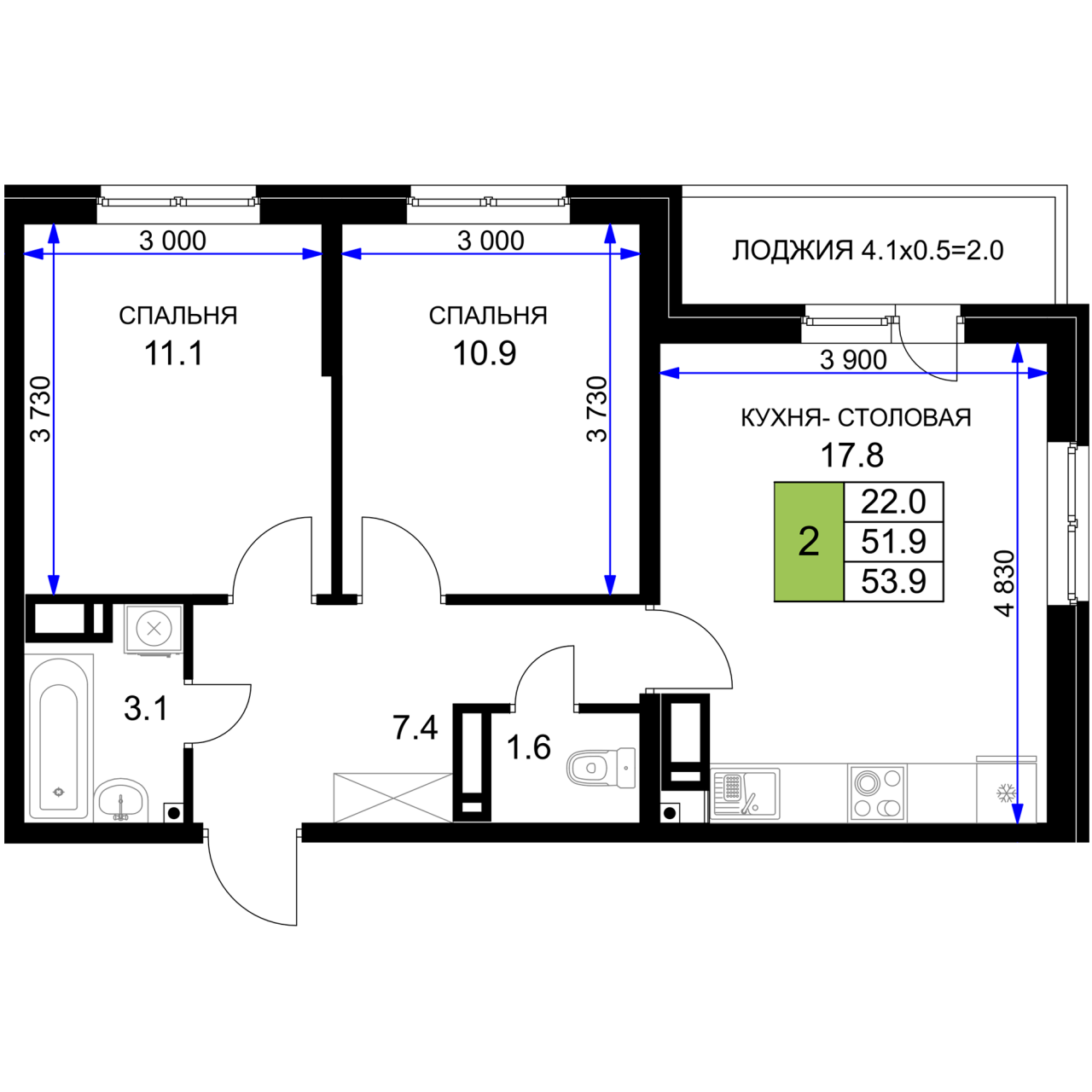 Планировка квартиры