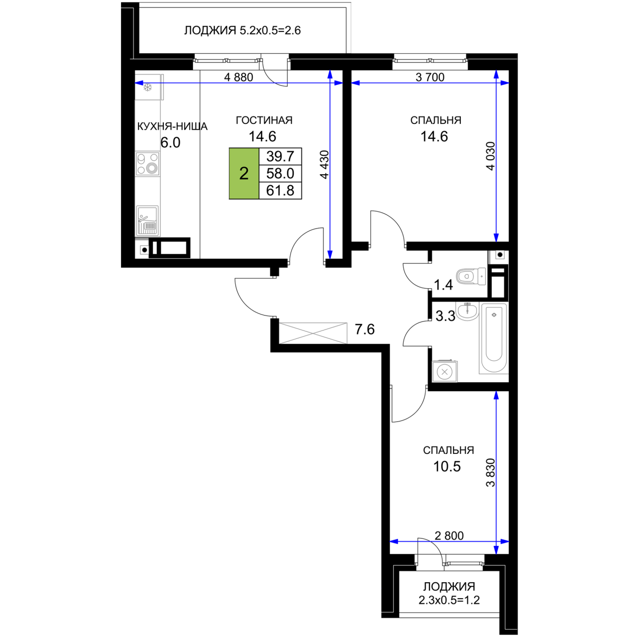 Планировка квартиры