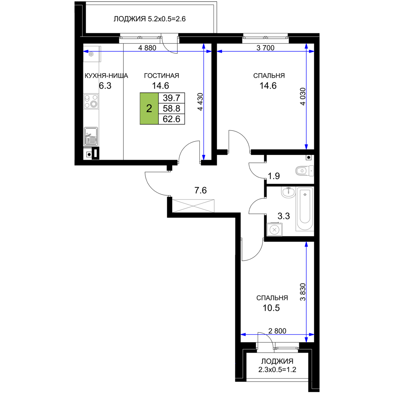 Планировка квартиры
