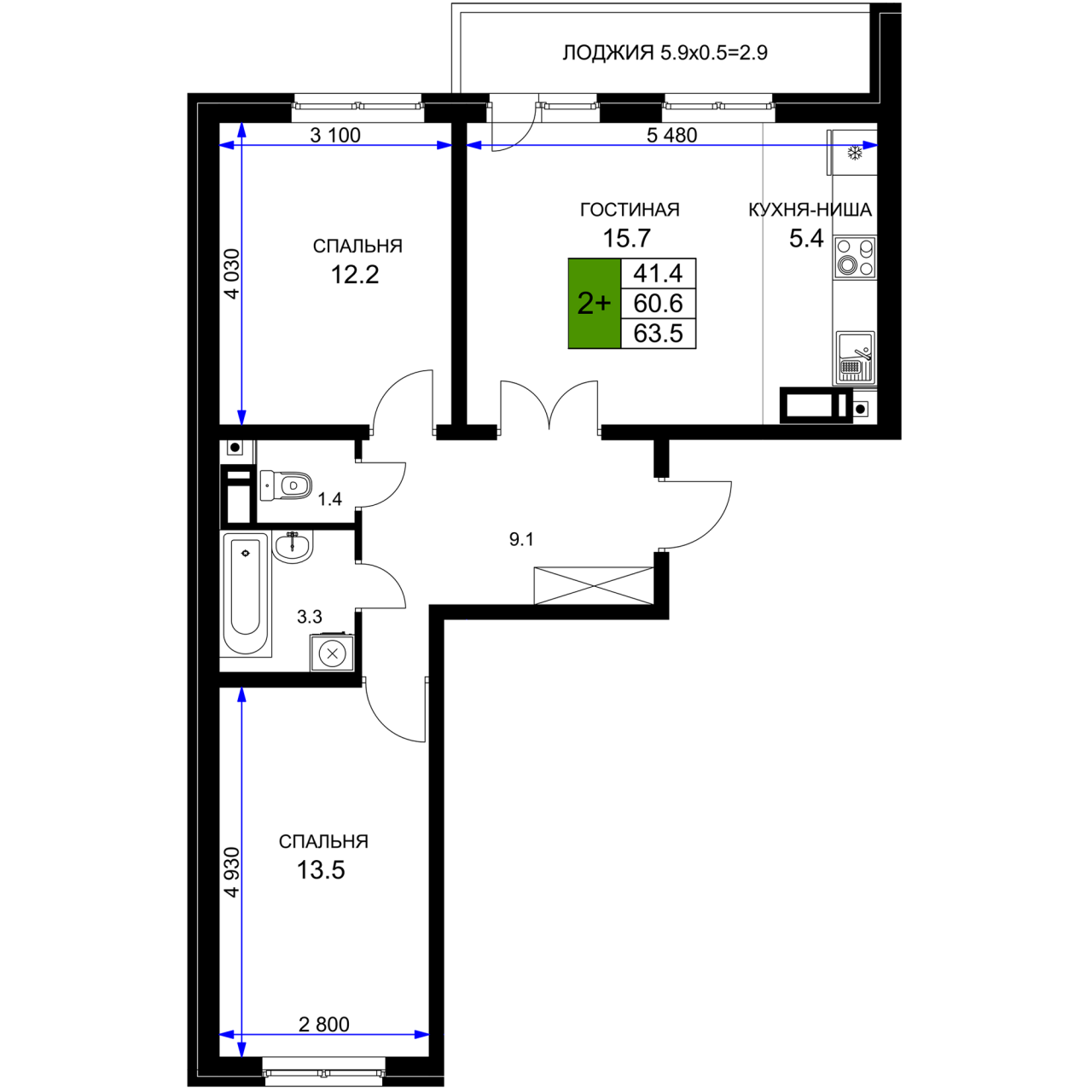 Планировка квартиры