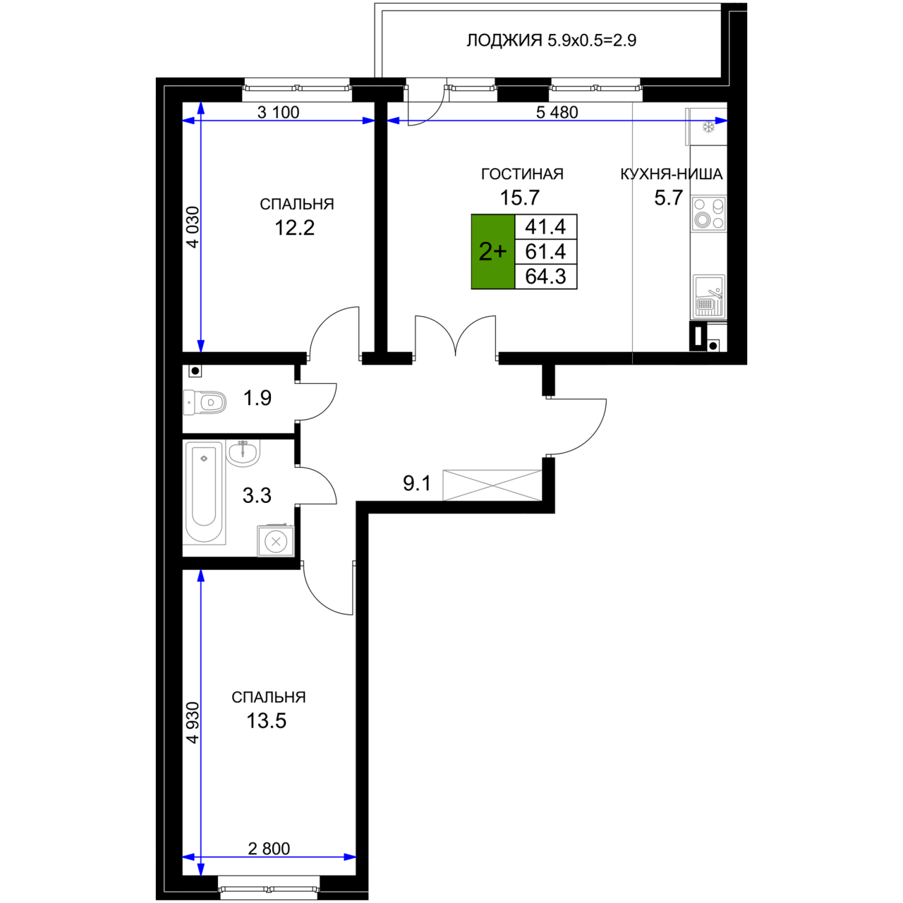 Планировка квартиры