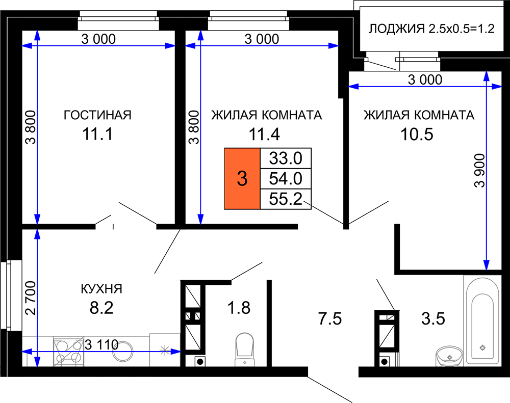 Планировка квартиры