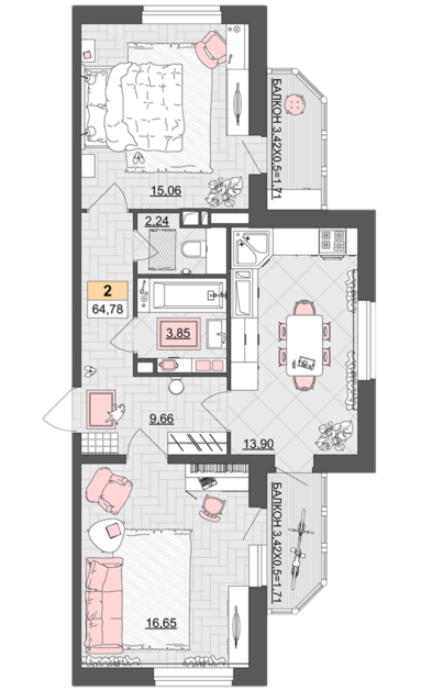 Планировка квартиры