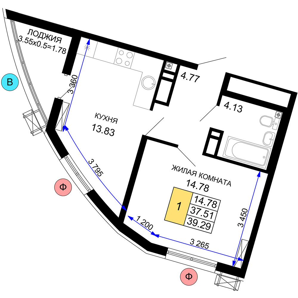Планировка квартиры