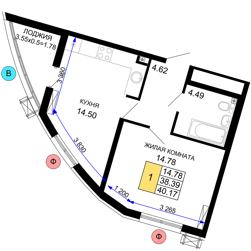 Планировка квартиры