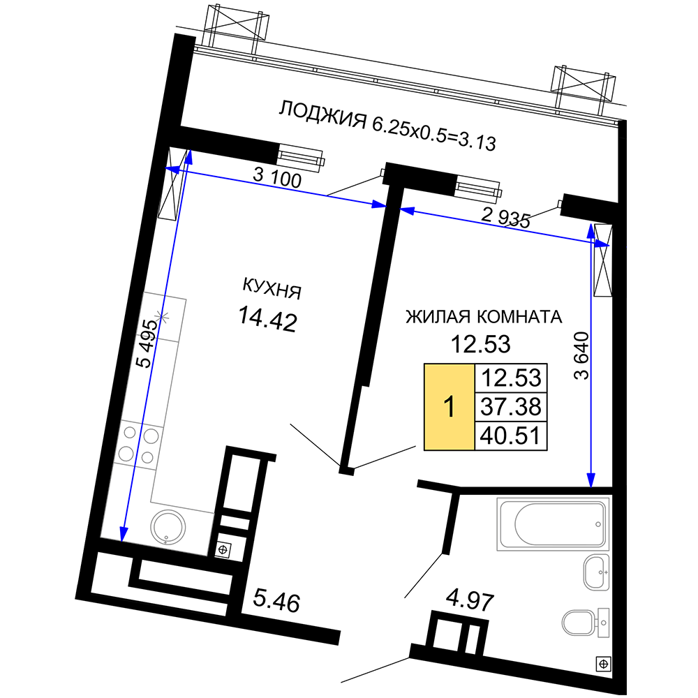 Планировка квартиры