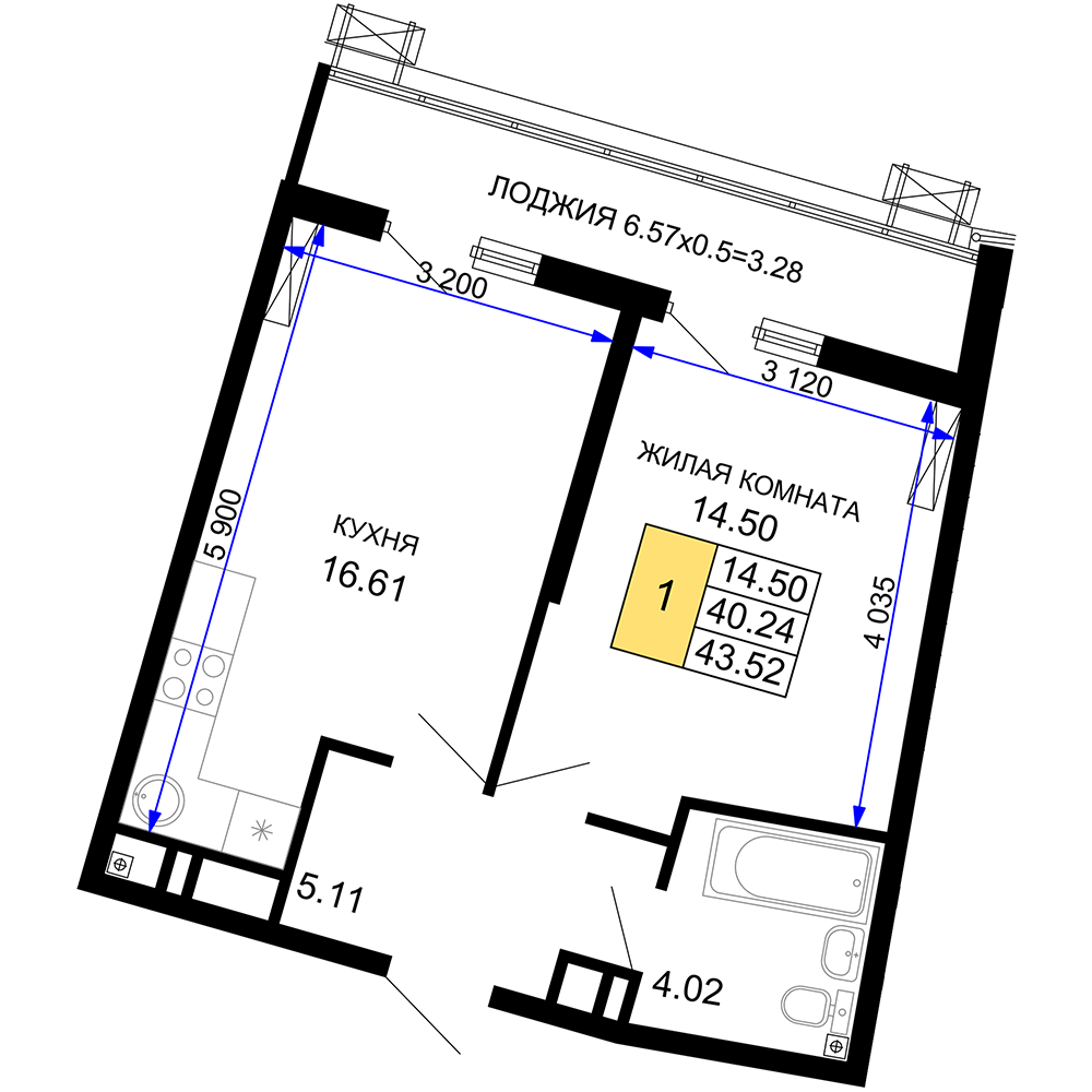 Планировка квартиры