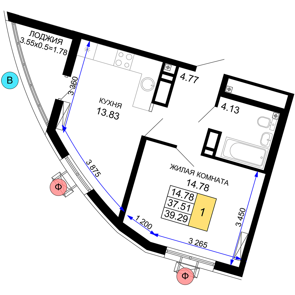Планировка квартиры