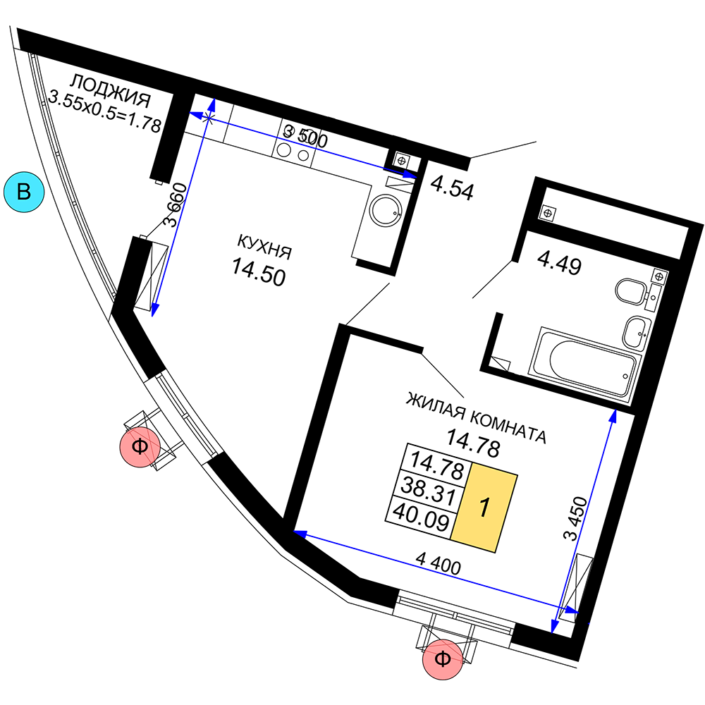 Планировка квартиры