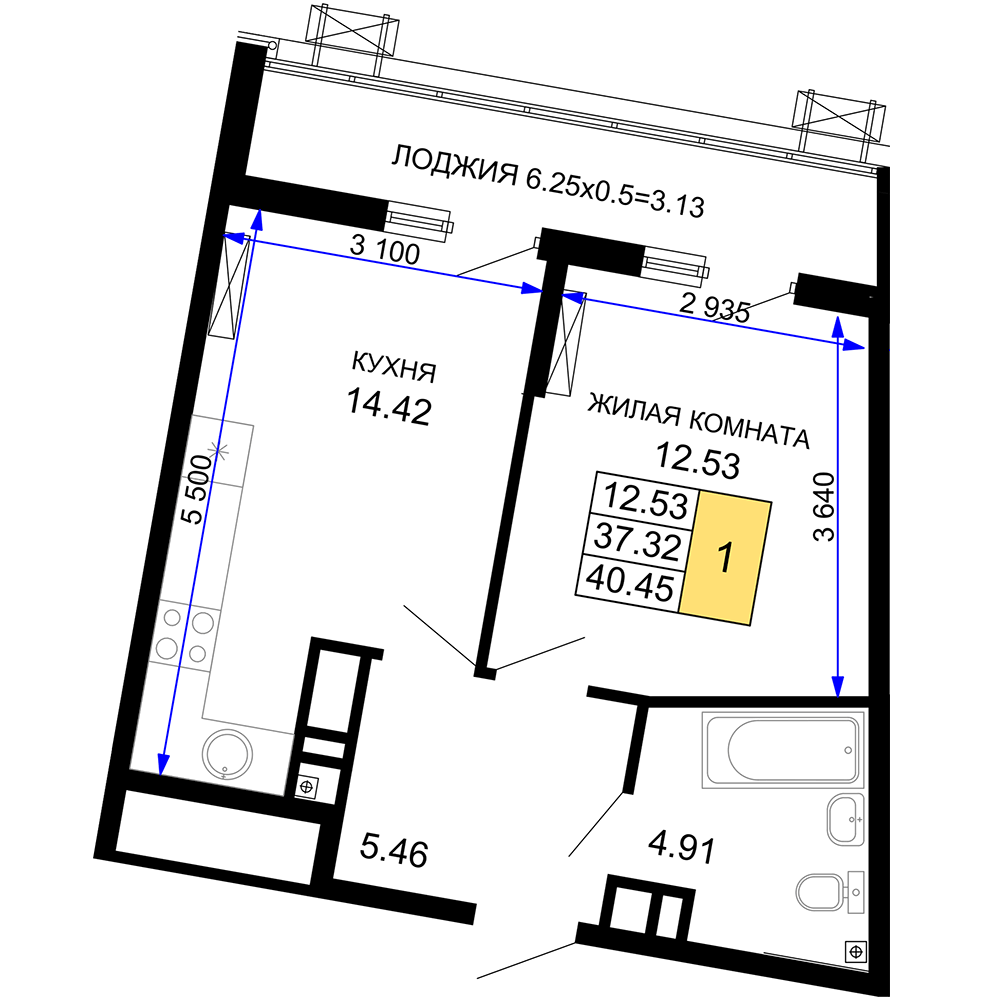 Планировка квартиры