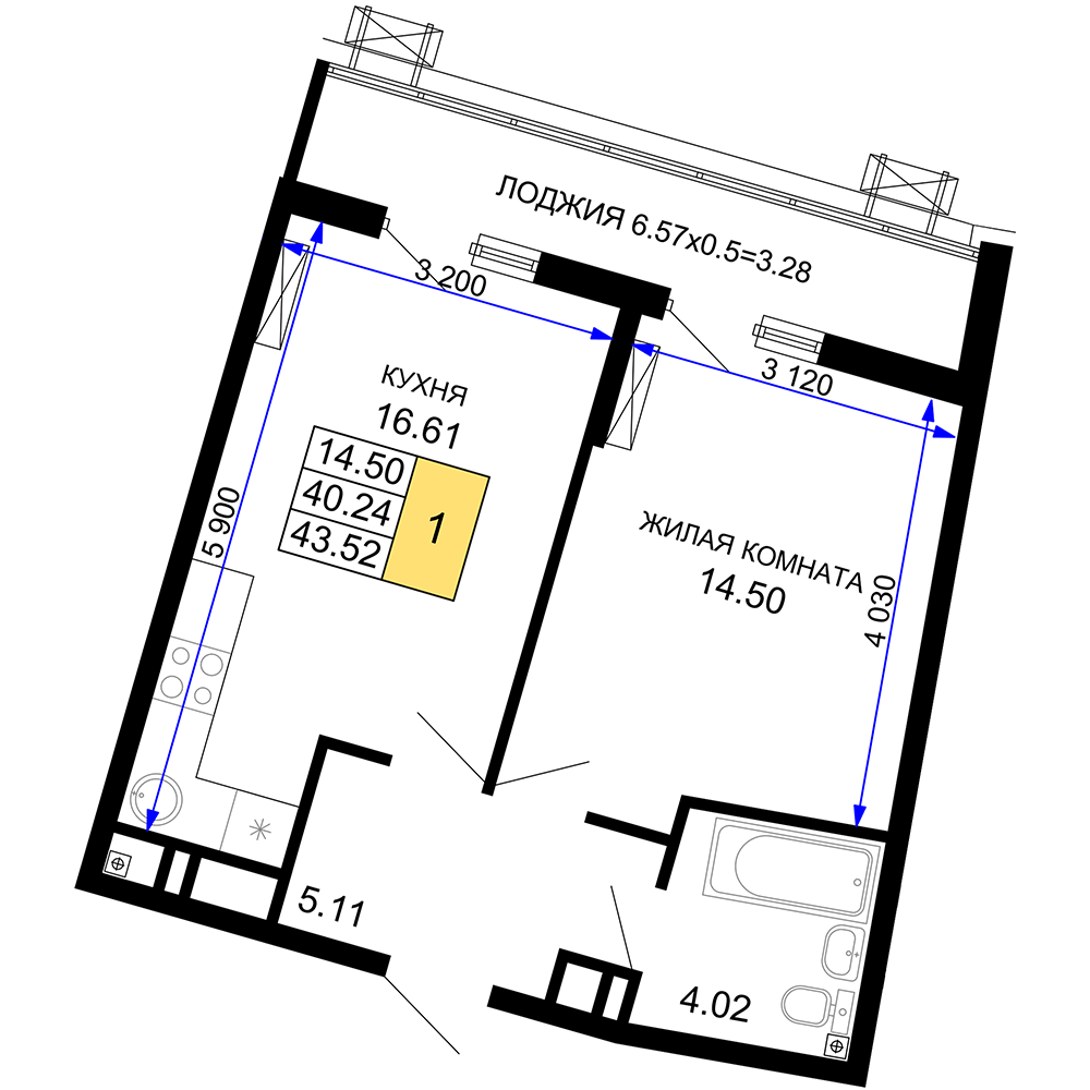 Планировка квартиры