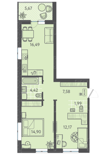 Планировка квартиры