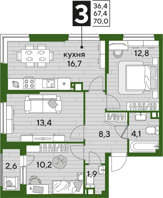 Планировка квартиры