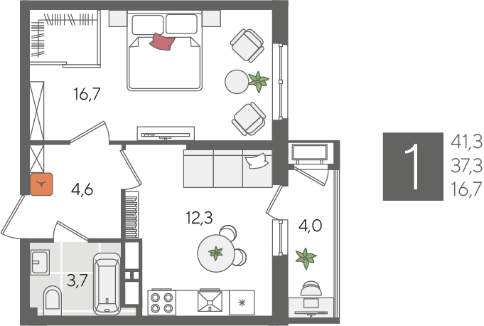 Планировка квартиры