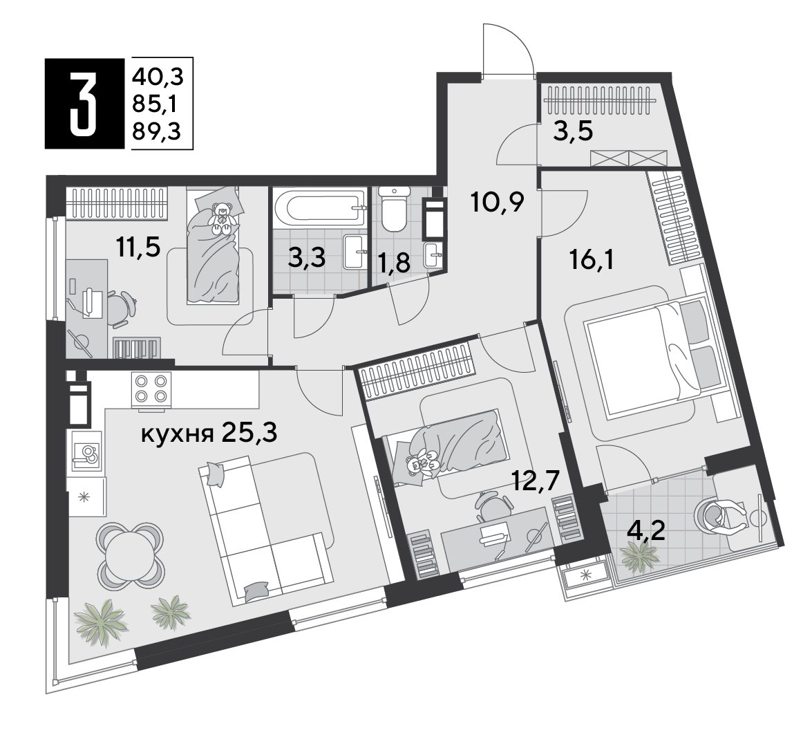 Планировка квартиры