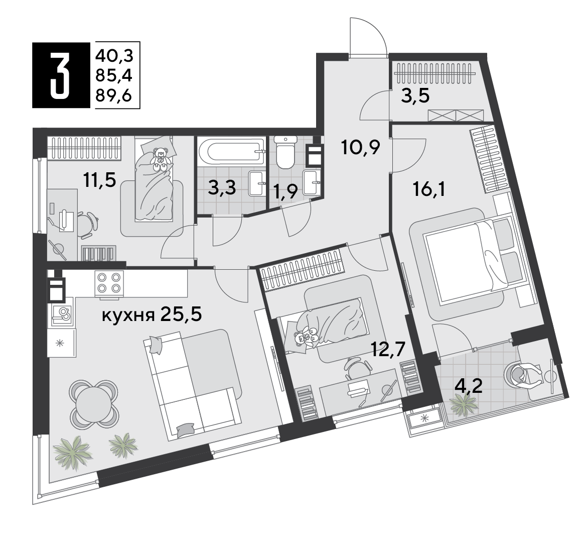 Планировка квартиры