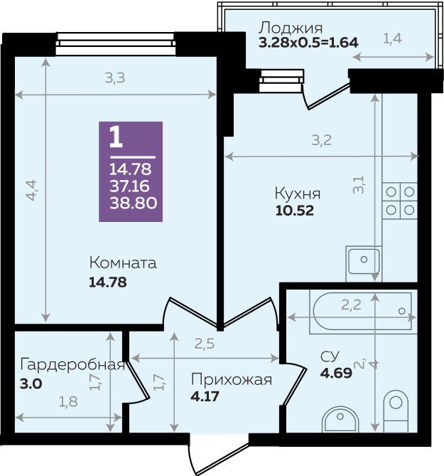 Планировка квартиры