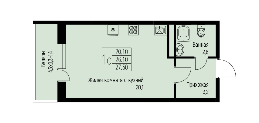 Планировка квартиры